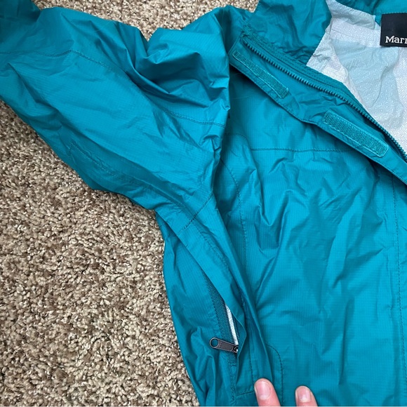 Marmot Precip Eco Rain Jacket - Teal (Size M) - Picture 3 of 7